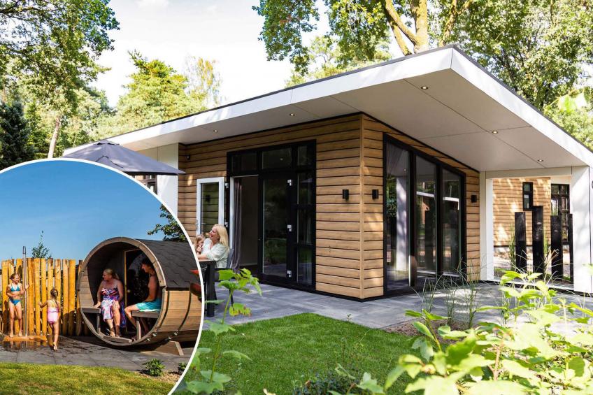 Huisje met sauna in Nederland Veluwe